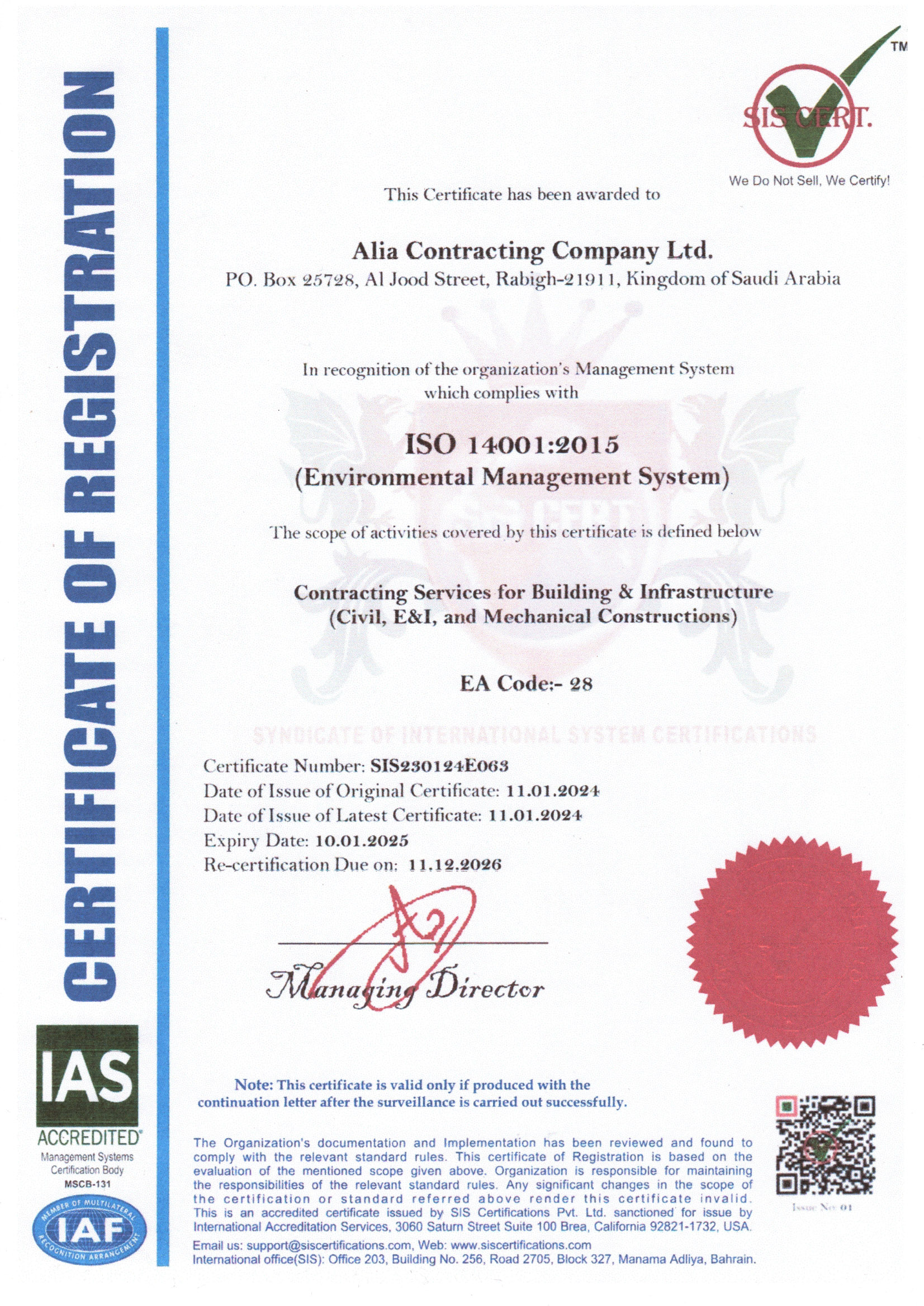 ISO 14001