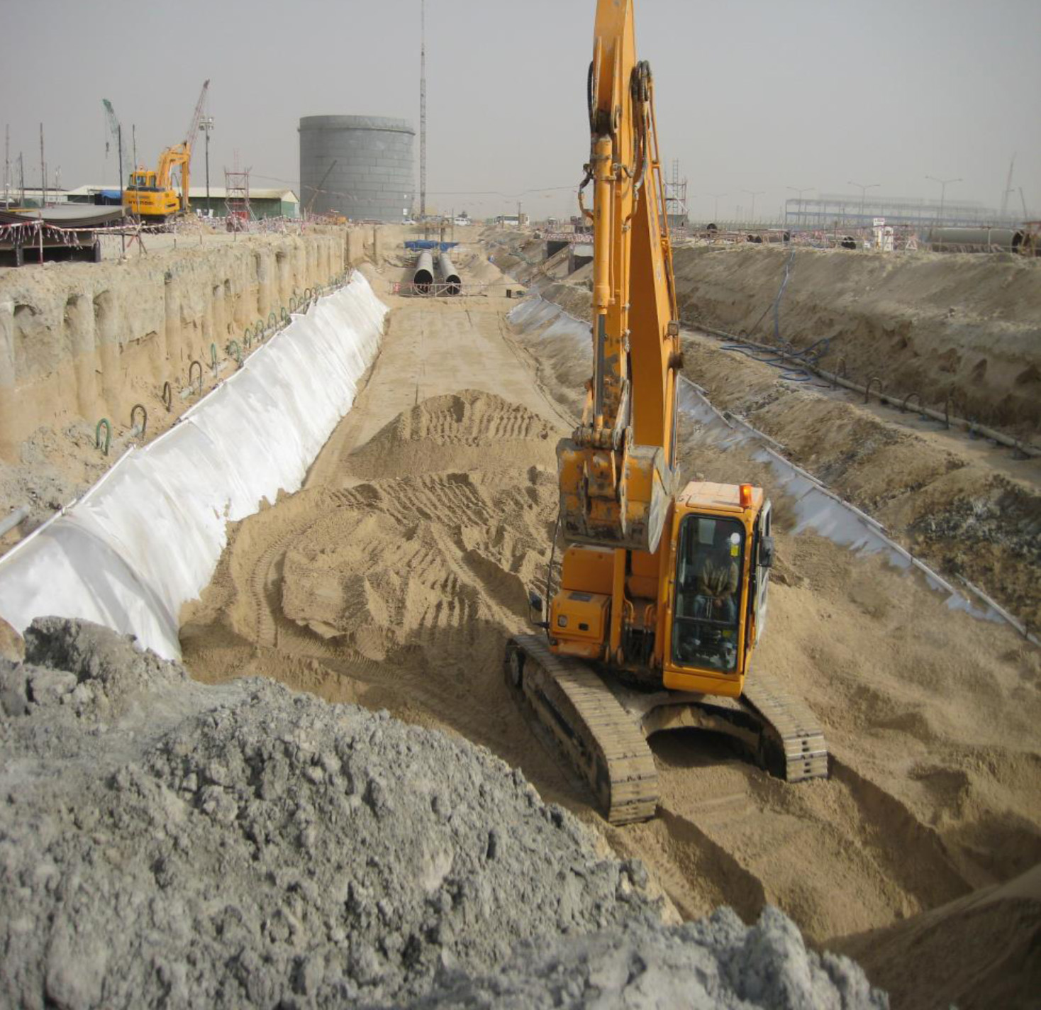 U/G Cooling Water Pipeline