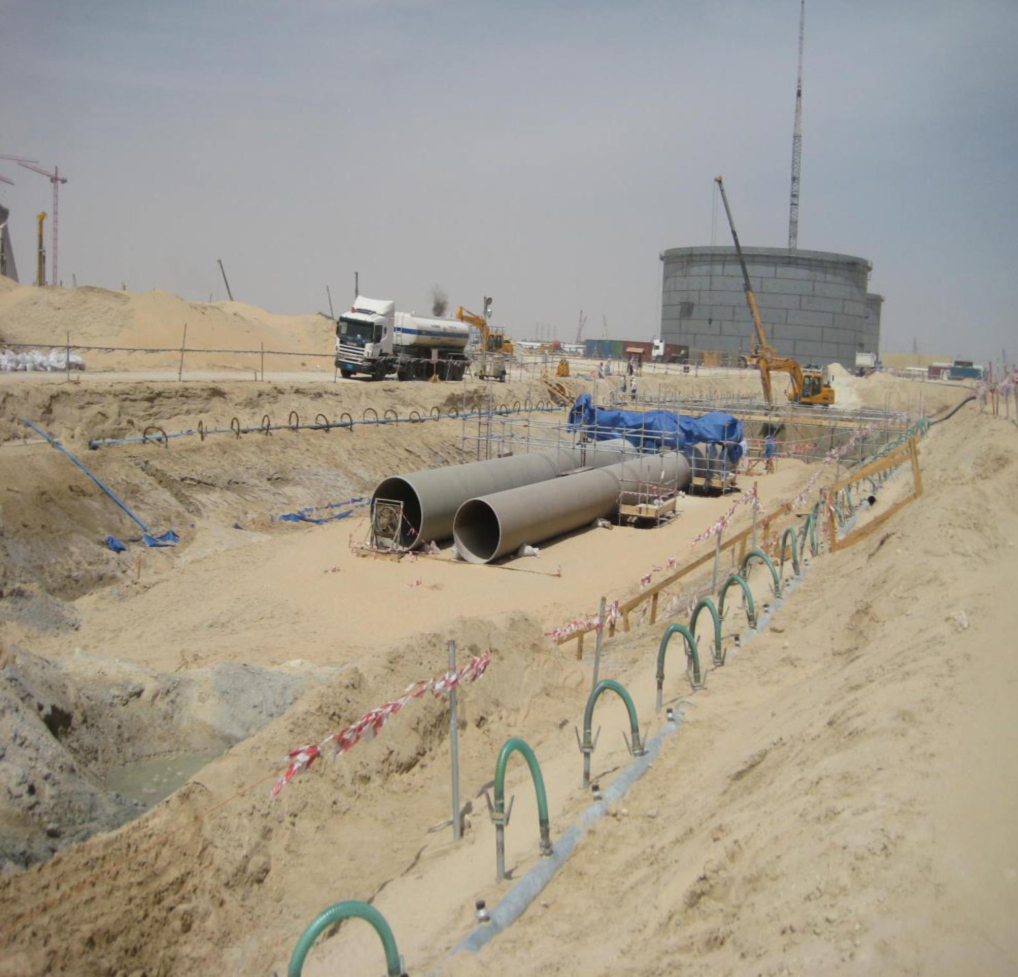 U/G Cooling Water Pipeline